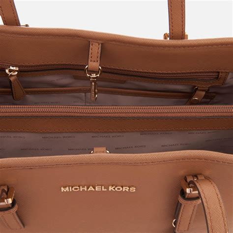 michael kors jet set large east west tote|michael kors saffiano jet set.